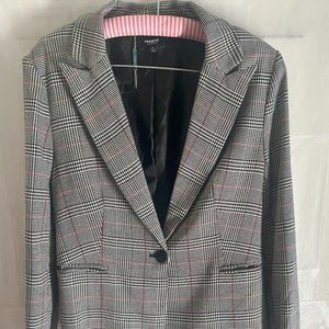 PREMISE Plaid Gray Blazer